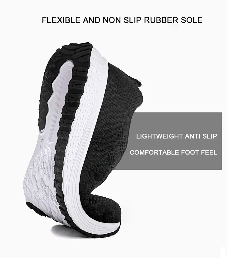 Breathable Mesh Lace-Up Sneakers