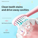 Children's Waterproof Rechargeable Sonic Toothbrush