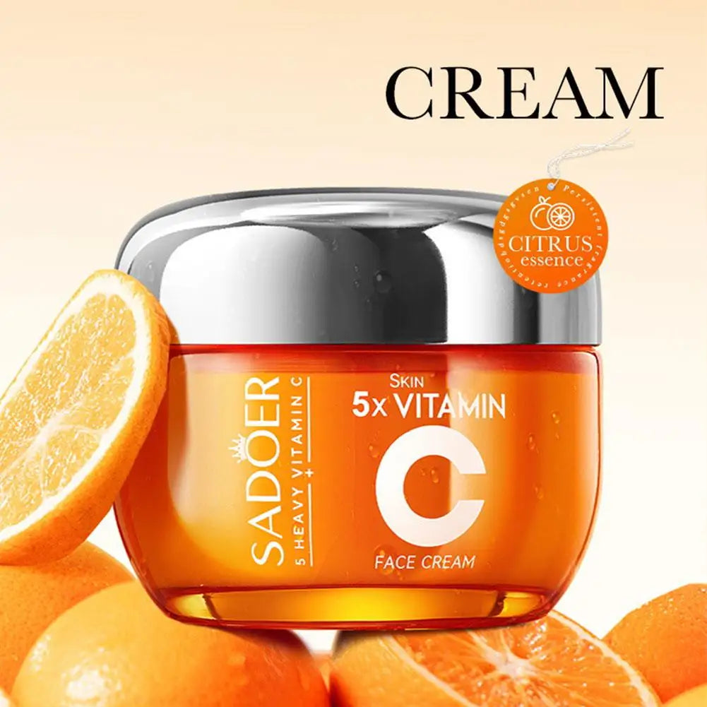 Vitamin C Brightening Essence Set – Dark Spot Corrector, Pore Minimizer & Skin Tone Perfector (50g Cream + 130ml Toner + 30ml Serum)