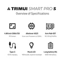 Trimui Smart Pro S Handheld Retro Game Console – Open‑Source Linux, PSP‑Compatible, 4.96" Display, 10,000 Games, Ideal Gift for Gaming Fans