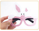 Easter Funny Glasses Props – Kids’ Cartoon Bunny & Eggshell Eyeglass Frames, Non‑Woven Fabric Easter Party Decorations & Gifts
