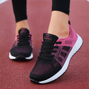 Breathable Mesh Lace-Up Sneakers