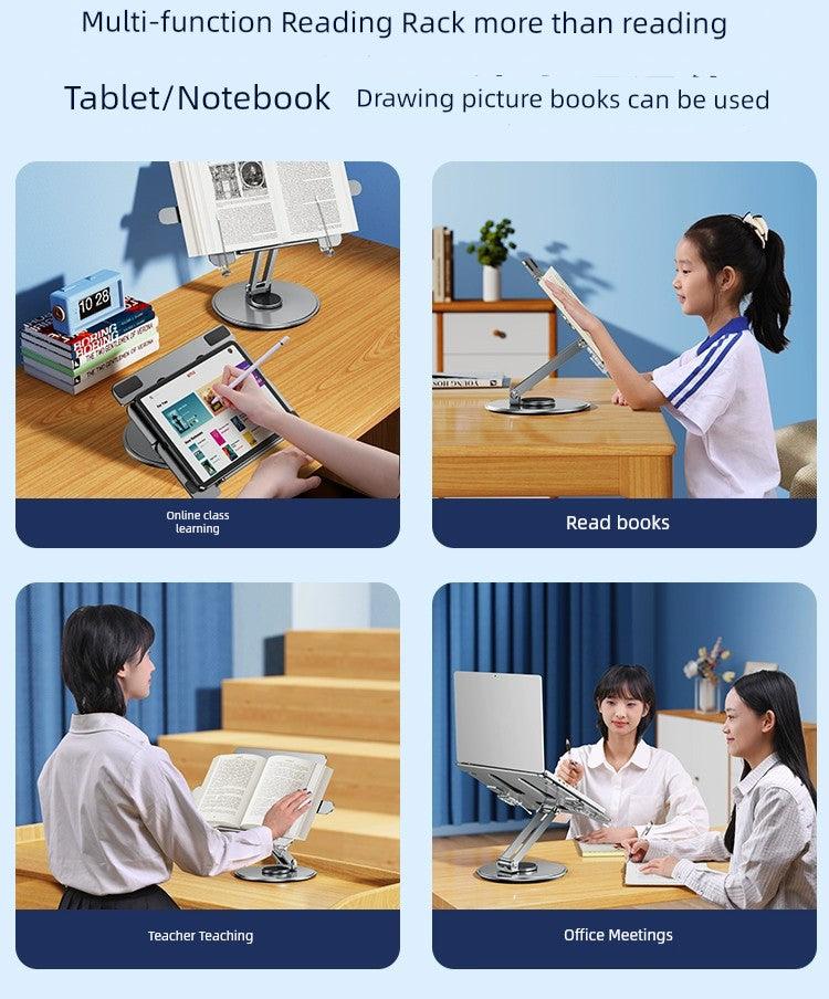 360-Degree Rotate Notebook Riser