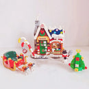 Mini Building Block Christmas House Set