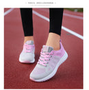 Breathable Mesh Lace-Up Sneakers