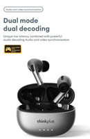 Lenovo LP5 Pro TWS Bluetooth 5.4 Earbuds – HiFi Sound, Low‑Latency Gaming Mode, Long Standby, Sport In‑Ear Headphones with Mic