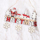 Santa Claus Wooden Hanging Ornament