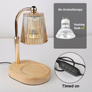 50W Candle Warmer Lamp with Timer – Dimmable Glass Candle Melter, Adjustable Light for Cozy Bedroom & Home Decor (No Flame, No Smoke)
