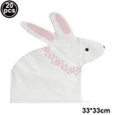Easter Bunny Disposable Tableware Set – Cute Cartoon Rabbit Paper Plates, Cups & Napkins for Kids Birthday, Easter Parties & Spring Celebrations