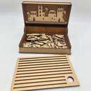 Easter Resurrection Wooden Book Set – Handmade Holy Week Diorama Toy, Retro Christian Home Decor & Easter Sunday Gift (Mini Size)