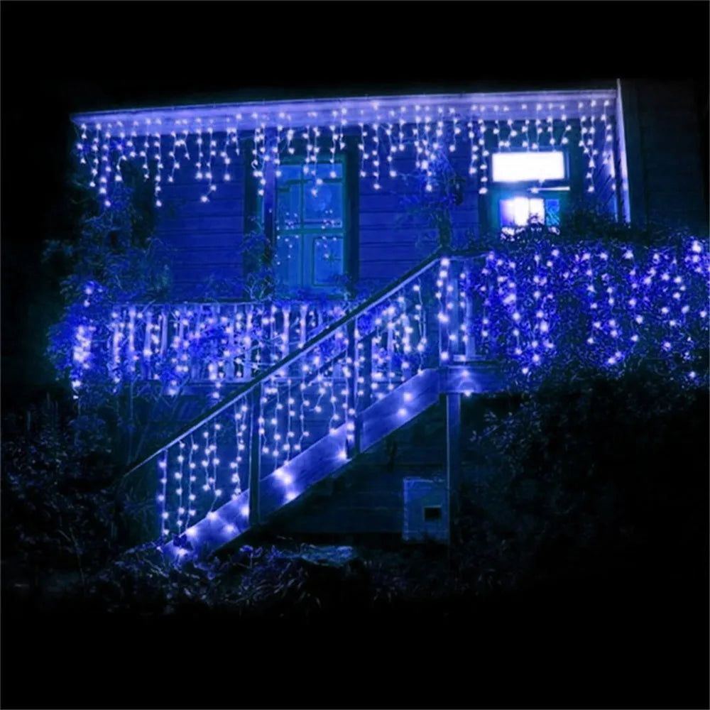 LED Waterfall Curtain String Lights