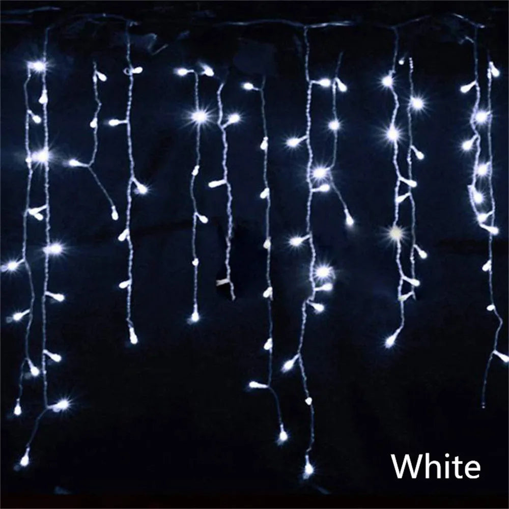 LED Waterfall Curtain String Lights