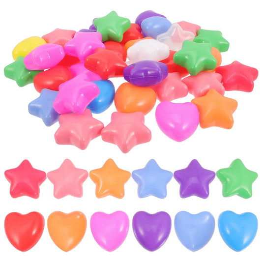 Pit Balls 60Pcs Heart Star Pool Toy