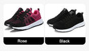 Breathable Mesh Lace-Up Sneakers