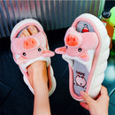 Cartoon Bear Kids Slippers
