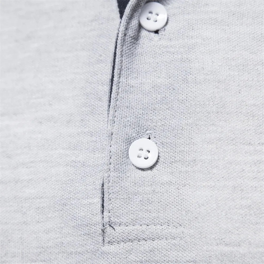 Men’s Deer Embroidery Polo Shirt
