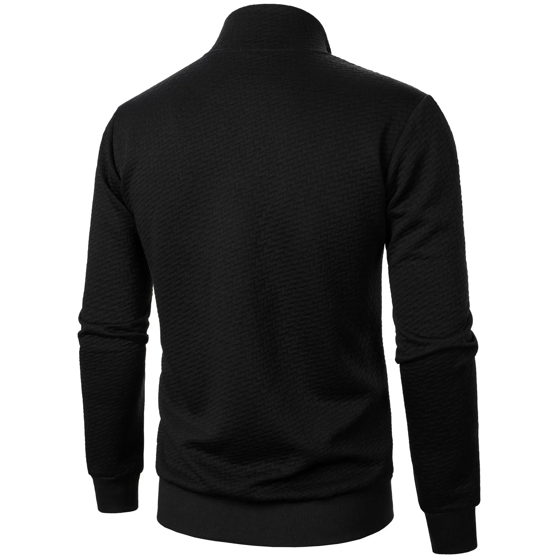 Men’s Zipper Cardigan Stand Collar Jacket