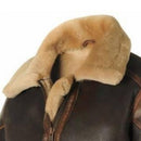 Men’s Plush-Lined Leather Winter Jacket