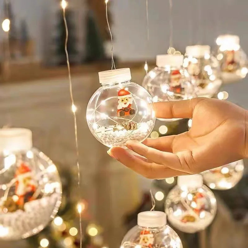 Christmas Wish Ball LED Fairy Curtain Lights
