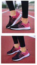 Breathable Mesh Lace-Up Sneakers