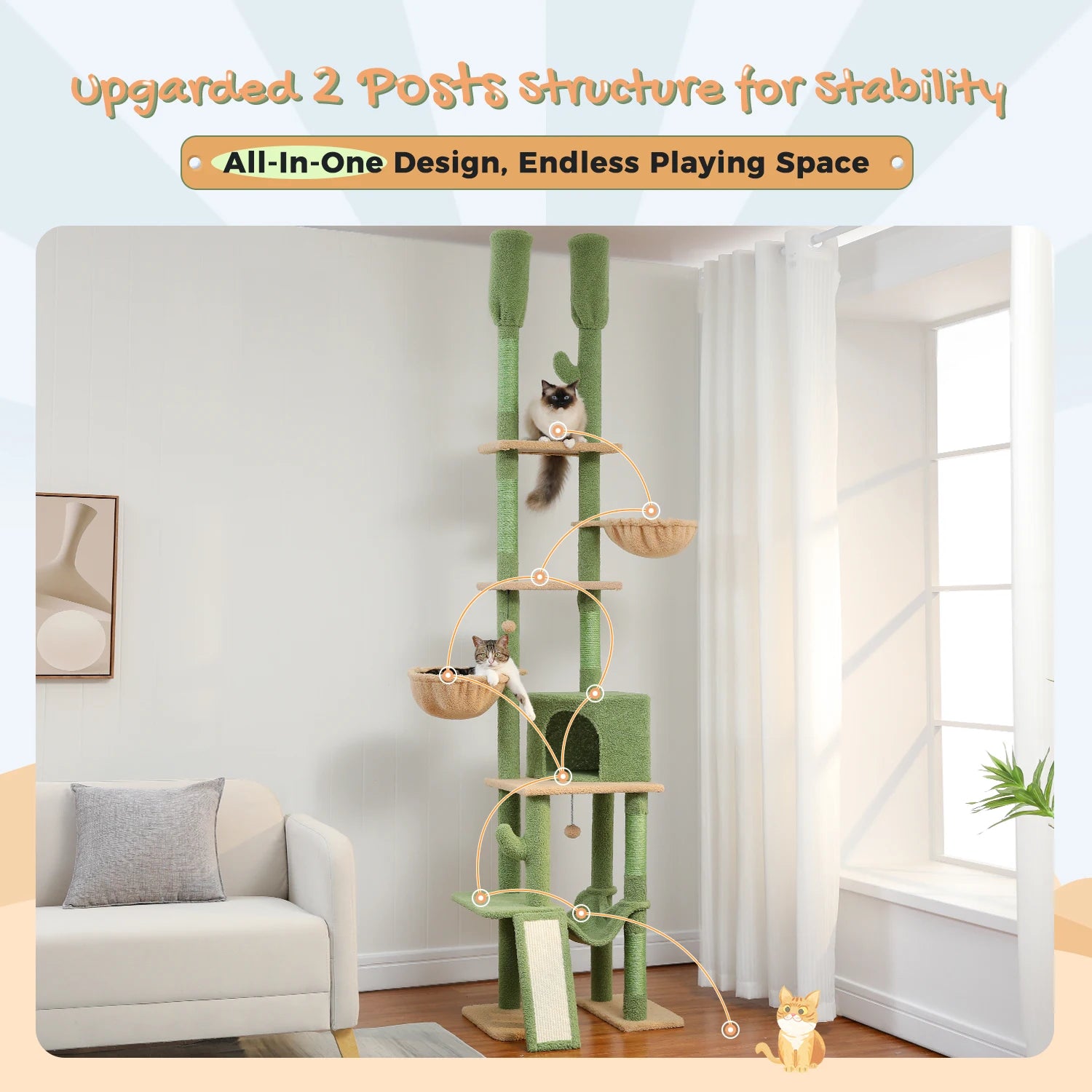 Cactus Cat Tree