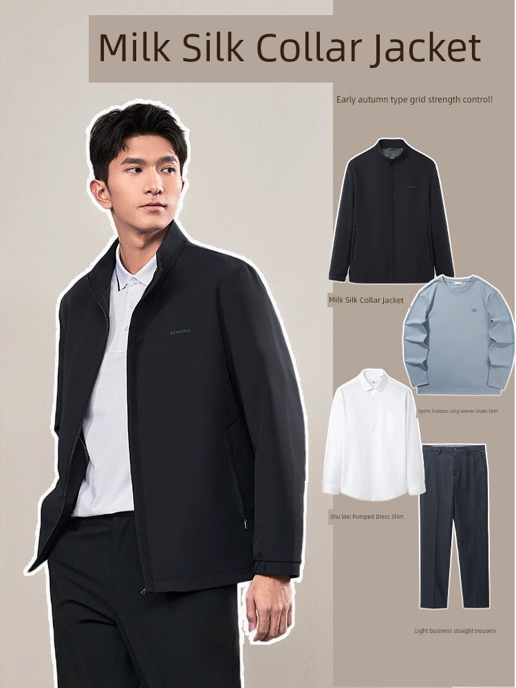 Milk Silk Business Stretch Jacket