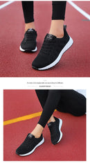 Breathable Mesh Lace-Up Sneakers