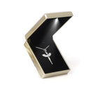 LED Light Necklace Gift Box – Velvet Square Jewelry Case for Engagement, Proposal, Pendant & Bracelet Presentation