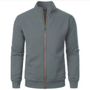 Men’s Zipper Cardigan Stand Collar Jacket