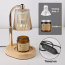 50W Candle Warmer Lamp with Timer – Dimmable Glass Candle Melter, Adjustable Light for Cozy Bedroom & Home Decor (No Flame, No Smoke)
