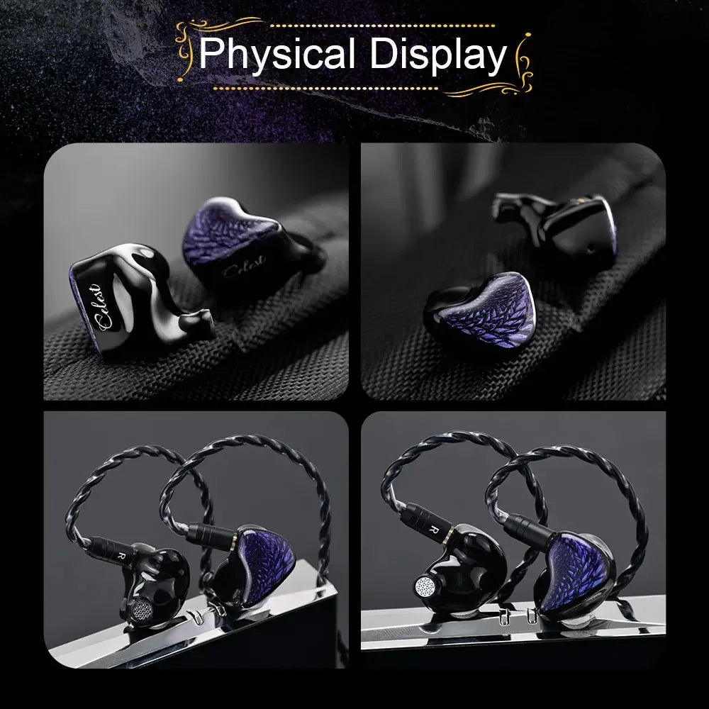 HiFi Metal In‑Ear Monitor Earphones with Mic, Wired Gaming Headset (3.5mm / Type‑C Options)