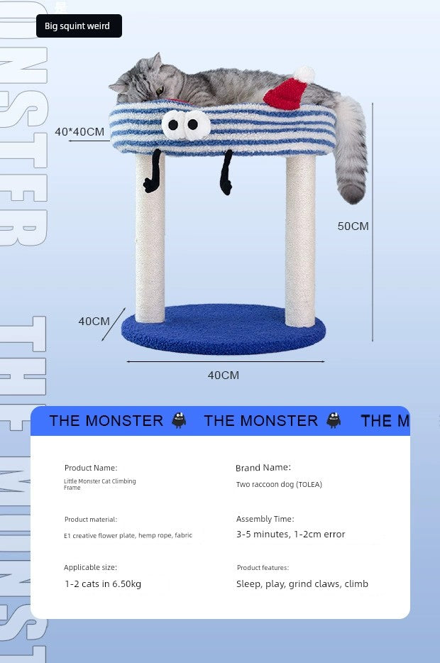Small Monster Cat Climbing Frame