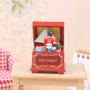 1PC Wood Fairy Resin Dollhouse Miniature Toy Box