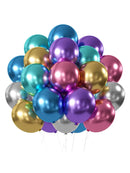 20/40‑Piece Metallic Chrome Latex Balloon Set – Gold, Pink & Blue Helium Balloons for Weddings, Baby Showers, Birthdays & Party Decorations