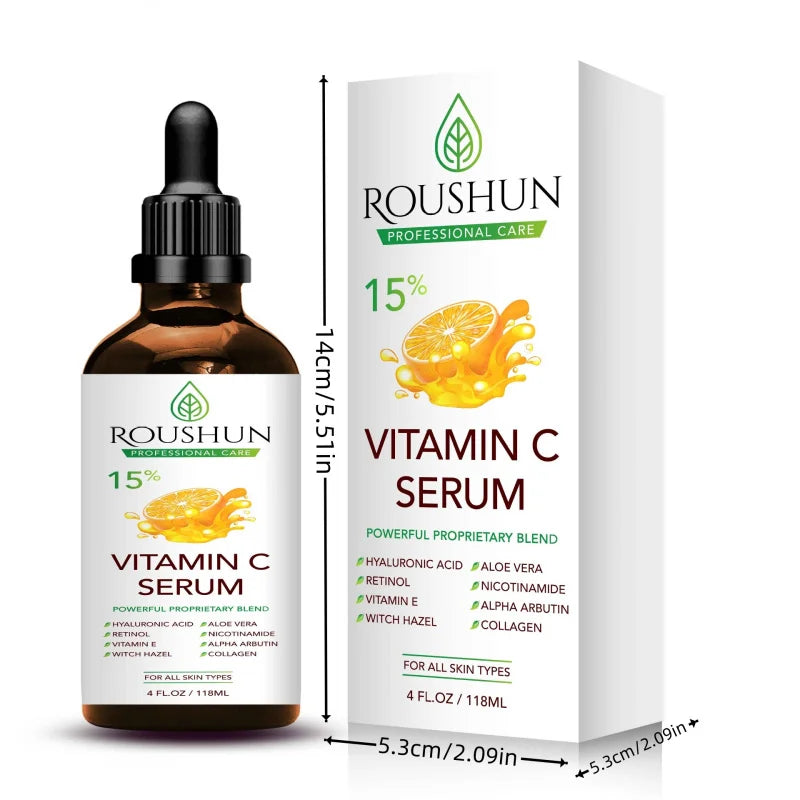 118ml Vitamin C Hydrating Essence Serum – Brightening, Moisturizing & Multi‑Use Skin Care for Face, Body, Eyes & Hands