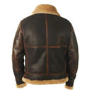 Men’s Plush-Lined Leather Winter Jacket