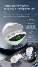 🎧Bluetooth 5.3 Earbuds – 9D Stereo HiFi Earphones with Smart Touch, LED Power Display, Noise Reduction & IPX5 Waterproof Design