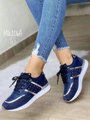 Brand Women Sneakers Comfortable Platform Shoes Female Fashion Large Size Casual Sport Shoes 2025 New Outdoor Women Running Shoe