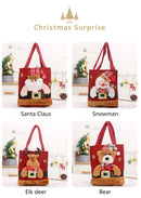Christmas Linen Gift Bags