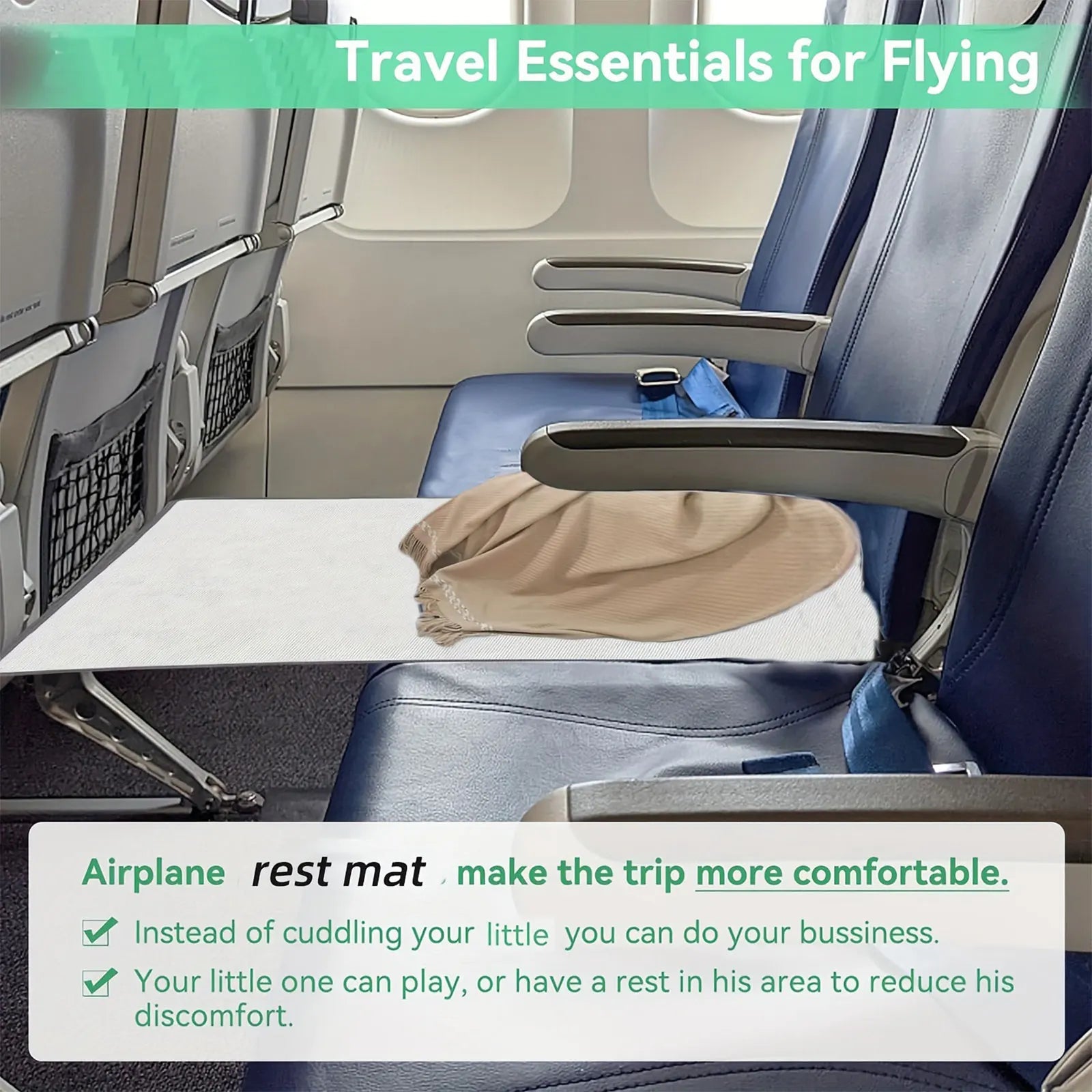 Kids Travel Airplane Bed