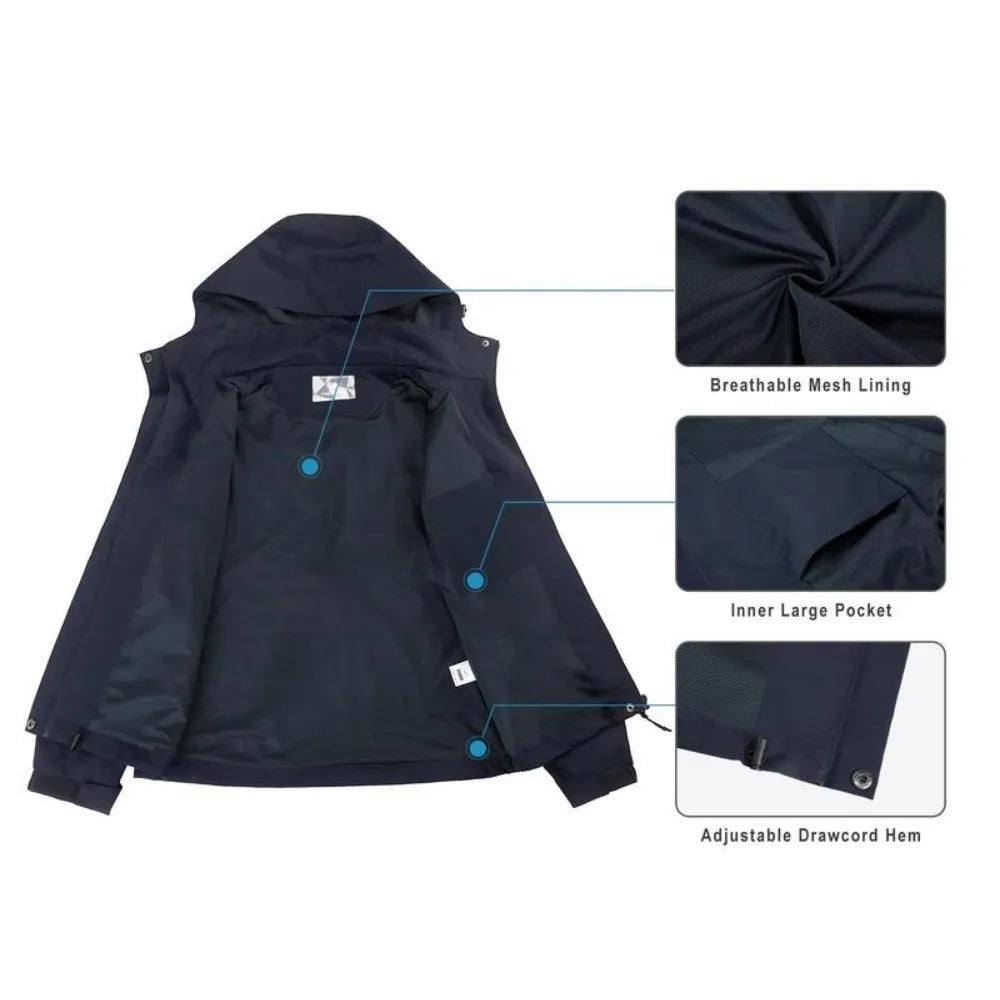 Women's Waterproof Rain Jacket