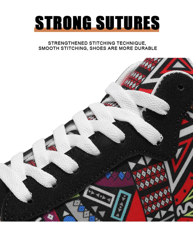 Mens Casual Sport Shoes 2025 Autumn Fashion Comfort Non Slip Casual Sneakers Platform Outdoor Running Shoes Graffiti Board Shoes