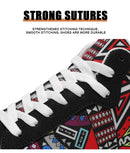 Mens Casual Sport Shoes 2025 Autumn Fashion Comfort Non Slip Casual Sneakers Platform Outdoor Running Shoes Graffiti Board Shoes