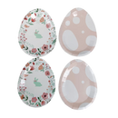 Easter Bunny Disposable Tableware Set – Cute Cartoon Rabbit Paper Plates, Cups & Napkins for Kids Birthday, Easter Parties & Spring Celebrations