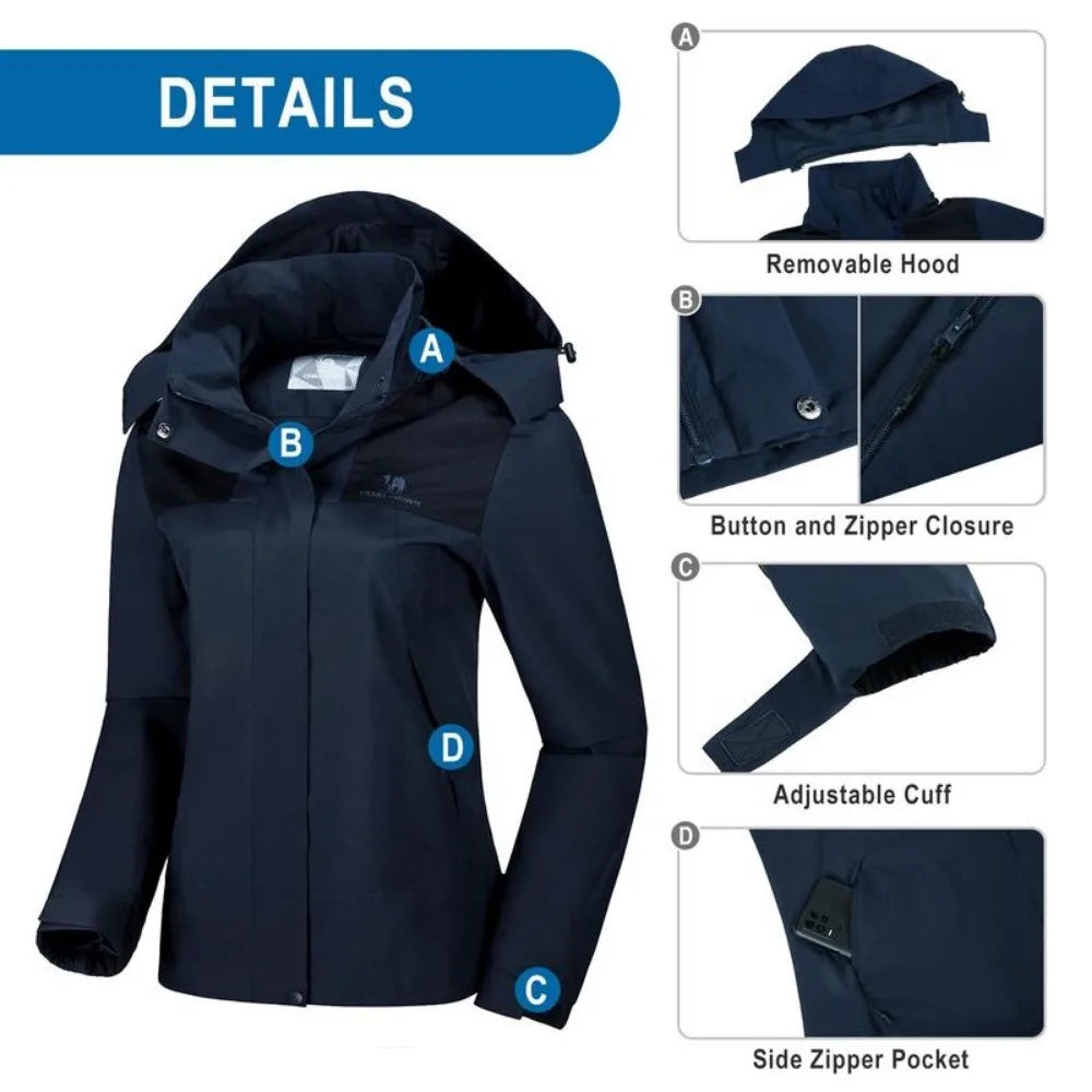 Women's Waterproof Rain Jacket