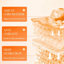 Vitamin C Brightening Essence Set – Dark Spot Corrector, Pore Minimizer & Skin Tone Perfector (50g Cream + 130ml Toner + 30ml Serum)