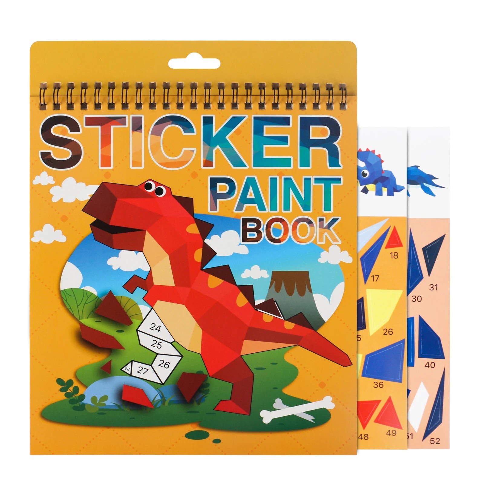 Sticker by Number Book for Kids Ages 4–8 | Animal Craft Activity Book | Travel Busy Toy