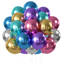20/40‑Piece Metallic Chrome Latex Balloon Set – Gold, Pink & Blue Helium Balloons for Weddings, Baby Showers, Birthdays & Party Decorations