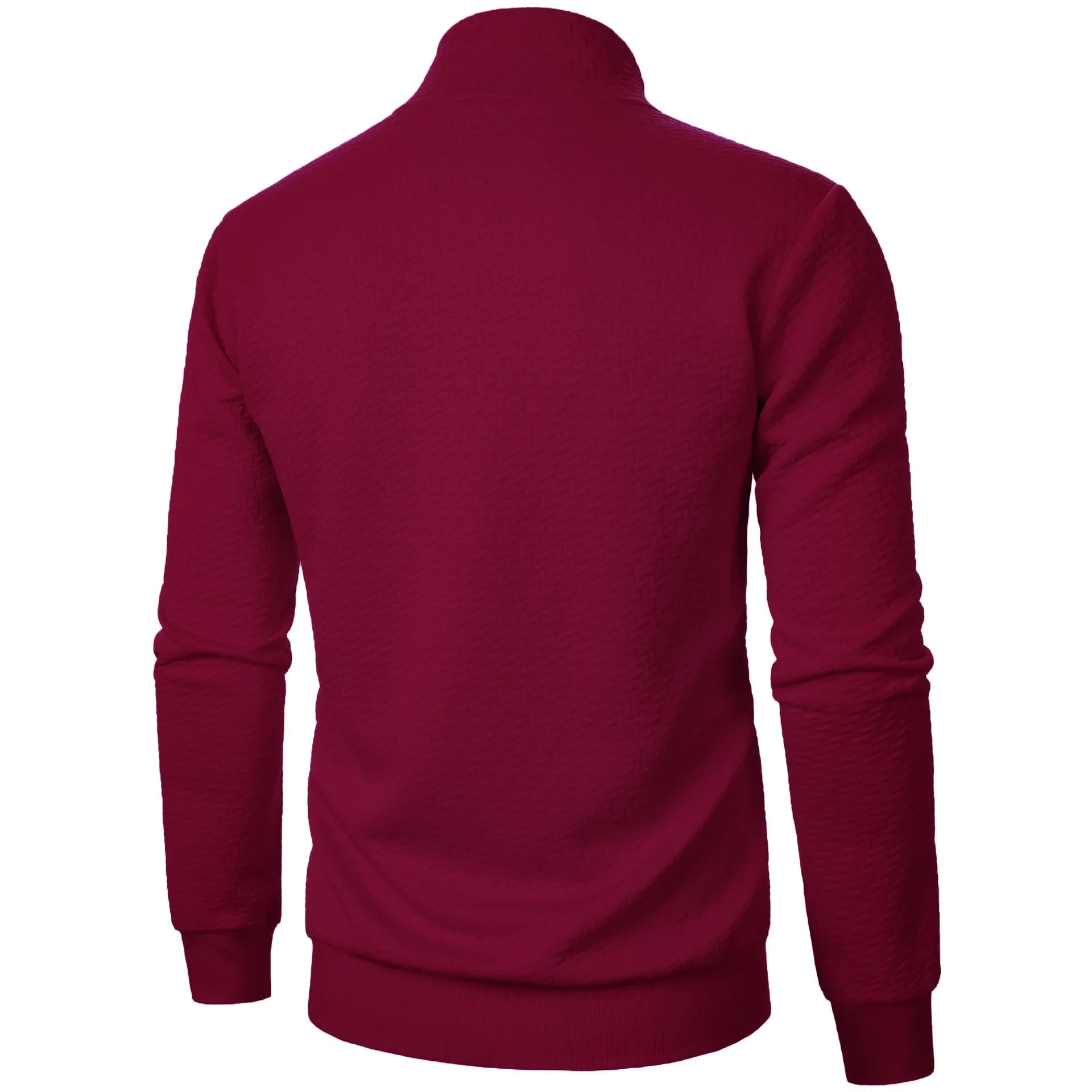 Men’s Zipper Cardigan Stand Collar Jacket