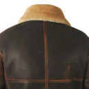 Men’s Plush-Lined Leather Winter Jacket
